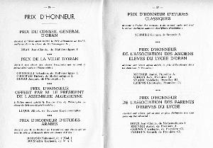 LYCEE LAMORICIERE DISTRIBUTIONS PRIX  29 JUIN 1955   (16)